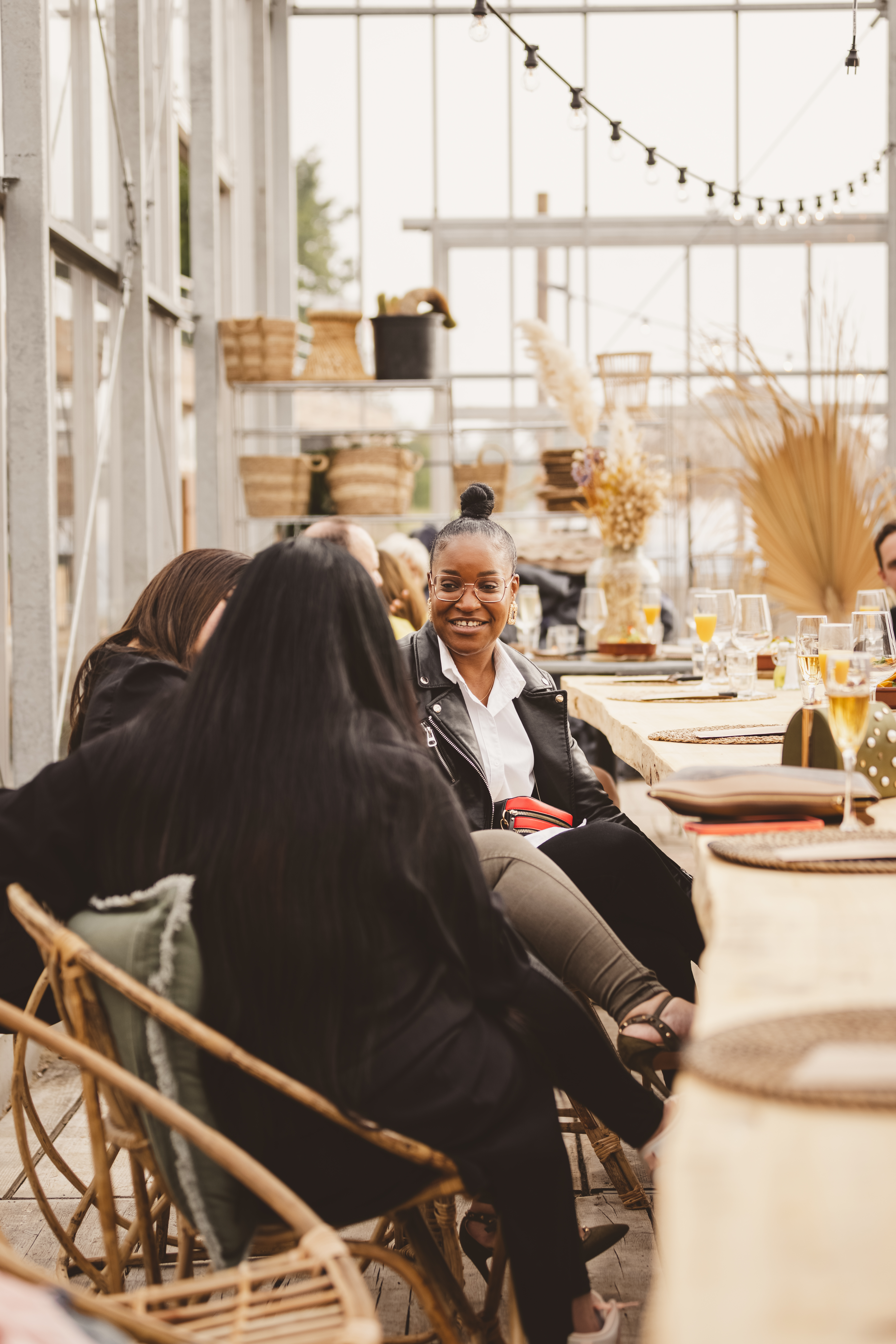 Medewerkers op afterwork