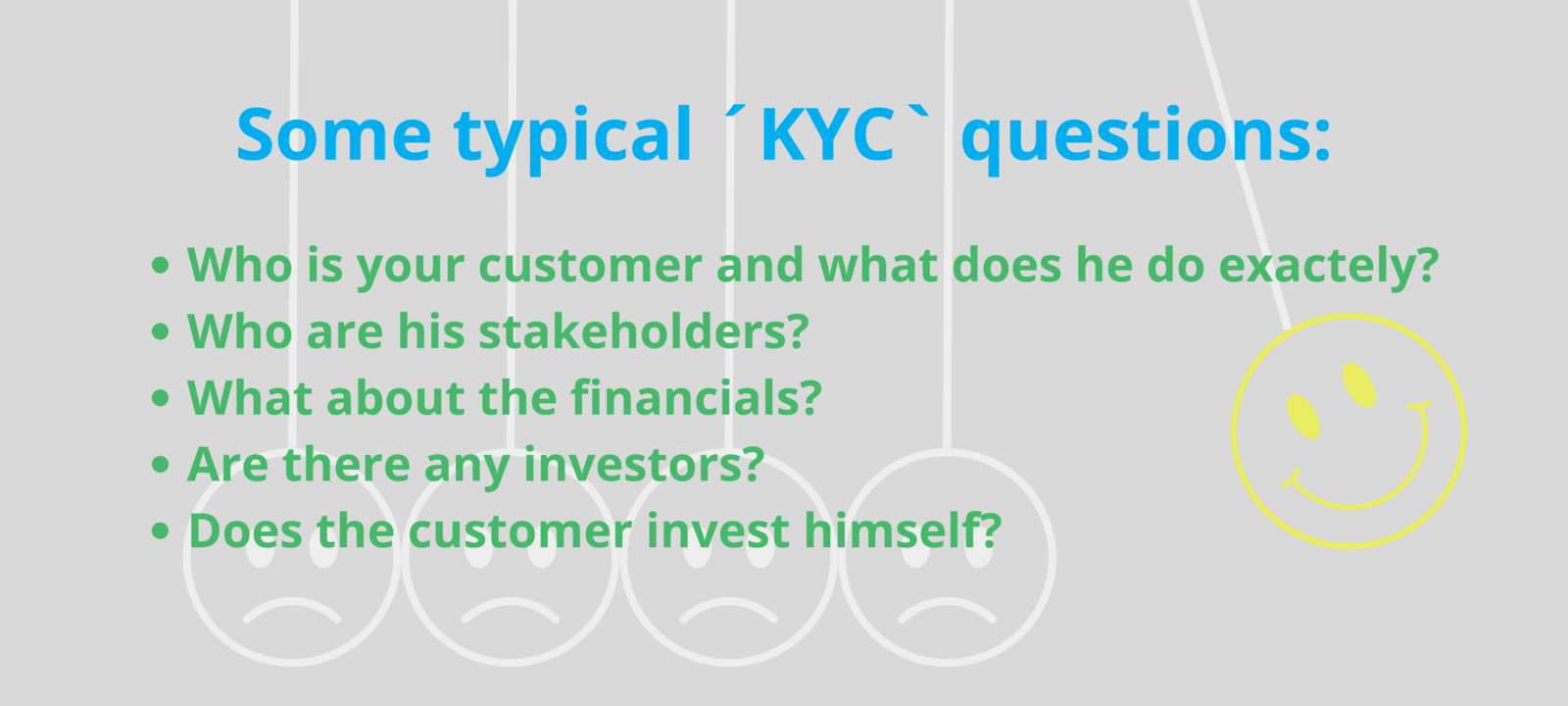 Typical KYC questions
