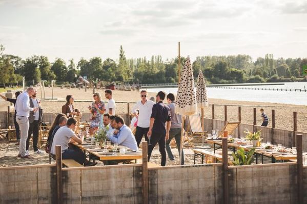 iCredit team op een Afterwork